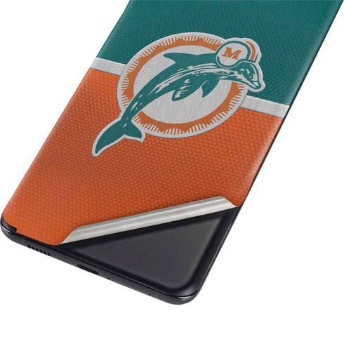 NFL Miami Dolphins Vintage Galaxy S21 Plus 5G Skin
